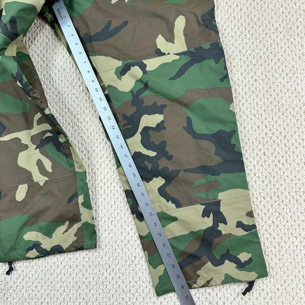 US Military Pants Size L Reg Woodland Camo Army Cold Weather Barrier Trousers
